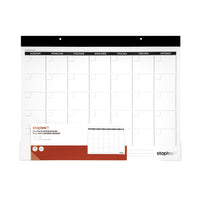 Staples - Sous-main non daté - 22" x 17" -  bilingue - 36 pages-36 pages mensuelles de planification, permettant aux utilisateurs d’organiser jusqu’à trois ans de rendez-vous, d’objectifs et de tâches, sans contrainte de dates fixes