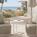 Zuo - Lanai Chaise pivotante - Multicolore-Dimensions: 28,0 po L x 29,1 po L x 36,6 po H