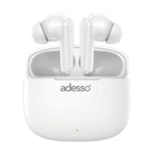 Adesso - Xtream T1 Écouteurs Bluetooth intra-auriculaires - blanc-Bluetooth avancé - Connexion sans fil ultra stable avec appairage rapide, faible latence et portée jusqu’à 9 m (30 pi)