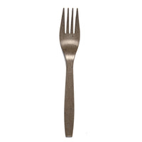 Eco Dinnerware - Fourchettes emballées - Paquet de 300-Brun, paillettes de grains de café