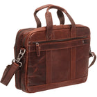 Mancini - Porte-documents pour portable et tablette à deux compartiments Buffalo - 16.25po x 4po x 12po - Brun-Étuis rembourrés pour tablette/portable