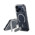 PanzerGlass - CARE Etui avec Kickstand MagSafe pour iPhone 17 Pro - Transparent-Béquille polyvalente en aluminium recyclé conçue pour être pratique