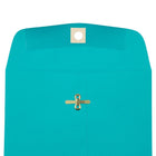 JAM Paper - Enveloppes Colourées pour catalogue à extrémité ouverte - 6 x 9 - avec fermeture à fermoir - bleu mer recyclé - paquet de 50-Quantité : 100 enveloppes par boîte