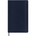 Moleskine - Carnet Semainier 12 mois 2027, Large 5" x 8.25", Couverture souple , Bleu saphir-Daté de janvier à décembre 2027