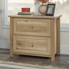 Sauder - La Collection Hillmont Farm Classeur latéral - Finition Timber Oak-Deux tiroirs à fichiers avec glissières à extension complète peuvent contenir des fichiers suspendus de taille lettre ou légale