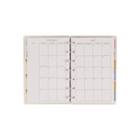 The Happy Planner - Planificateur 2027 daté format miniature 12 mois à reliure à disques - 7,50 po x 6,69 po - Orchard Floral - Anglais-Comprend un signet, des étiquettes autocollantes et 3 mois en prime