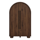 Modway - Bellamy Arqué Armoire de bureau pliante - Noir-Tige de support de bureau en métal