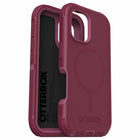 OtterBox - Coque Defender Pro avec MagSafe pour iPhone 16 - Rouge Foxberry-Défense à trois couches avec une coque en silicone pour résister aux chocs, une coque intérieure rigide pour maintenir votre téléphone en place et un support en mousse à mémoire de forme pour la stabilité
