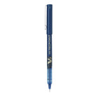 Pilot – Stylos à bille roulante Hi-Tecpoint V7 – pointe fine – Bleu – Paquet de 12  -Couleurs vives et homogènes