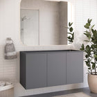 Modway - Bryn Fixation murale de 48" Vanité de salle de bain (lavabo non inclus) - Gris-Construction murale