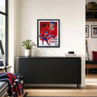 Frameworth - Cadre Ivan Demidov Collage Portrait Canadiens - Impression Encadrée - 16 po L x 20 po H-Conçu et fabriqué au Canada par Frameworth avec plus de 32 ans d'expérience en souvenirs sportifs