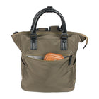 Seven Days - Sac à Dos Pour Ordinateur Portable Jusqu'à 15.6 po avec RFID - Olive-Compartiment principal zippé sur le dessus