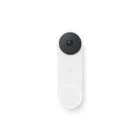 Google - Nest Doorbell (filaire, 2? gen.)- Neige-La sonnette Nest Doorbell comprend des alertes intelligentes qui peuvent faire la distinction entre une personne, un colis, un animal et un vehicule