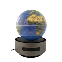 Replogle - Globe terrestre de bureau flottant et lévitant, 15 cm, bleu océan - Anglais-Globe auto-lévitant
