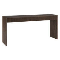 Hudson&Canal - Console rectangulaire cannelée Lawrence de 162,5 cm de large, couleur aulne brun-Un design contemporain moderne pour votre entrée, votre salon, votre bureau et plus encore