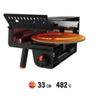 Blackstone - Four à pizza Leggero avec pierre de cordiérite de 13"-Commande de brûleur unique, technologie d'allumage sûre