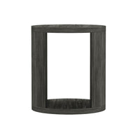 Manhattan Comfort - Table d’appoint contemporain Alure 20" - Charbon-Table d’appoint ronde au design épuré et silhouette moderne