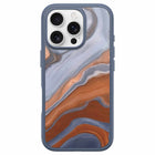 OtterBox - Coque Symmetry avec motifs graphiques et MagSafe pour iPhone 16 Pro - Marbre désert-Ouverture de précision pour une interaction facile avec le contrôle de la caméra