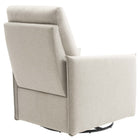 Modway - Etta Tissu rembourré Chaise longue - Flocons d’avoine-Esthétique minimaliste