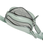 Nicci - Sac à bandoulière pour femme avec poche avant zippée - Vert-Bandoulière réglable (hauteur de 21,5 po)