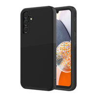 AXS - PROTech Plus étui mince anti-choc avec double couche pour Samsung Galaxy A15 - Noir-Résistant aux chutes jusqu’a 10 pieds