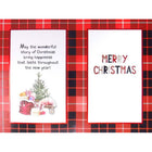 Rosedale Gold - Cartes de souhaits Noël Gold 5-1/2 po x 8 po / Enveloppes - paquet de 6-Imprimées sur un papier de qualité non couché