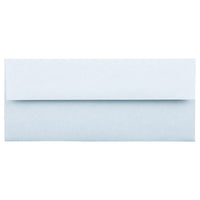 JAM Paper Enveloppes en papier-parchemin recyclé, format livret à fermeture gommée, 4 1/8 x 9 1/2 po, bleu, 100/pqt-Bleu
