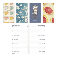 Blueline - Agenda De Poche Bihebdomadaire 17 Mois D’Août À Décembre - 6 1/2 po H x 3 1/2 po l - Couleurs Assorties - Bilingue-17 mois, d’août à décembre