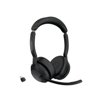 Jabra - Evolve2 55 Link380C Stéréo UC-Type de casque : casque supra-auriculaire stéréo sans fil