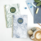 Blueline - Agenda Scolaire Hebdomadaire/Mensuel 13 Mois  De Juillet À Juillet - 8 po H x 5 po l - Motif Floral - Anglais-Section contacts