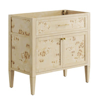 Modway - Elysian 36" Armoire de toilette de salle de bain (lavabo non inclus) - Bourgogne-Vanité de salle de bain moderne