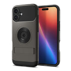 Spigen - Slim Armor MagFit pour iPhone 16 Plus - Bronze a Canon-Le MagFit est un écosystème magnétique qui couvre tous les aspects de MagSafe