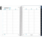 Five Star - Agenda scolaire hebdomadaire/mensuel graphique simpliste 2024-2025 - 5 1/2 po x 8 1/2 po - multicolore - bilingue-12 mois complets de planification hebdomadaire / mensuelle 