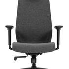 Offices to Go - Fauteuil à basculement synchronisé à dossier haut Swift avec un appui-tête, garnie d’un textile gris-Augmentez ou réduisez la tension selon le poids de votre corps pour basculer confortablement sans pousser fortement, réduisant la fatigue musculaire