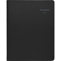 AT-A-GLANCE - Cahier de rendez-vous mensuel QuickNotes 2026 - 10 7/8 po H x 8 1/4 po l - noir - anglais-12 mois d'onglet : janvier 2026 à décembre 2026