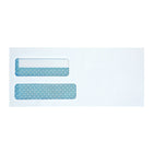 Staples - Enveloppes de sécurité nº 9 à fenêtre double Pliez et collez, 3 7/8 x 8 7/8 po, 24 lb, blanc, boîte de 250-Couche d'encre de sécurité pour empêcher de voir le contenu de nature délicate