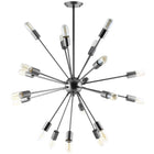 Modway - Beam Acier inoxydable Lustre - Gris-Luminaire de plafond moderne