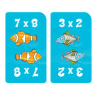 Cartes de jeu de multiplication Math War de School Zone Publishing -Numéros écrits en gras, en forme de bloc