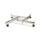 Wamaco - Kit de base quadrillée 4-WAY avec Quatre panneaux quadrillés 2 pi x 5 pi - Chrome-Durable et professionnel - Sa construction robuste en acier lui confère stabilité et longévité.