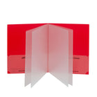 C-Line - Classeur Connector - Dossiers multi-poches - Rouge - Paquet de 15-Les poches de dossiers standard sont imprimées avec les désignations « Home po et « School po, en anglais et en espagnol