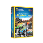 National Geographic - Kit d'activités Dino Racer-Paint T Rex, Stegosaurus et Triceratops tirent en arrière puis foncez jusqu’à l’arrivée