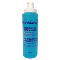 Gel d'échographie Healthcare Plus - Bleu - Bouteilles de 250 ml - Paquet de 24-Viscosité moyenne 