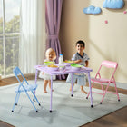 Homy - Ensemble de Table et Chaises pour Enfants Casa - 3 Pièces-Cadre en Acier Robuste - Pieds en acier solides et durables offrant un support fiable, garantissant une longue durée de vie au produit.