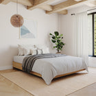 Nexera - Lit plateforme Queen, Érable naturel-6