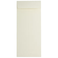 JAM Paper Enveloppes-pochette Strathmore à fermeture gommée, 5 x 11 1/2 po, blanc naturel, 1000/pqt-Blanc naturel