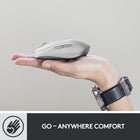 Logitech MX Anywhere 3 - Souris sans fil - Gris pâle-Déplacez-la en douceur sur presque toutes les surfaces, grâce à un capteur 4 000 PPP. Travaillez en toute fluidité dans les transports, au café ou à la maison