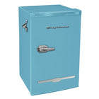 Frigidaire - Mini réfrigérateur rétro - 3,2 pi ca - Bleu-Ouvre-bouteille intégré