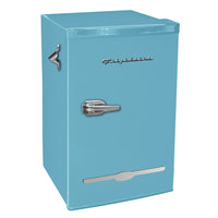 Frigidaire - Mini réfrigérateur rétro - 3,2 pi ca - Bleu-Ouvre-bouteille intégré
