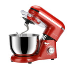 Frigidaire - Malaxeur sur socle rétro à 6 vitesses 6,2 L - Rouge-Dispose d’un mécanisme de levage avec un interrupteur de sécurité pour utiliser le mélangeur en toute sécurité et facilement