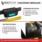 Voltstair - Hercules Diable Électrique Monte-Escaliers - Capacité 500 Lb-Supporte jusqu’à 500 lb de capacité pour les livraisons de grande taille